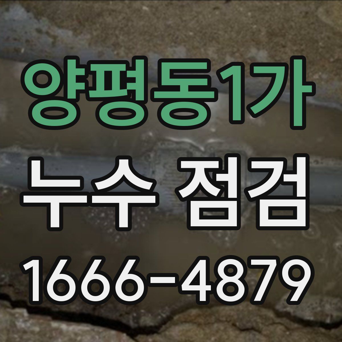 양평동1가 누수 점검