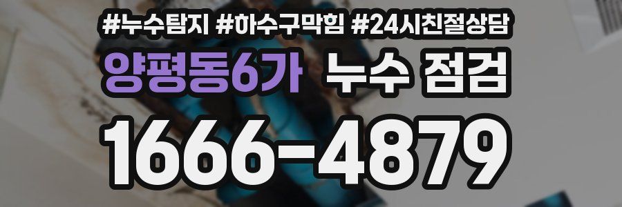 양평동6가 누수 점검