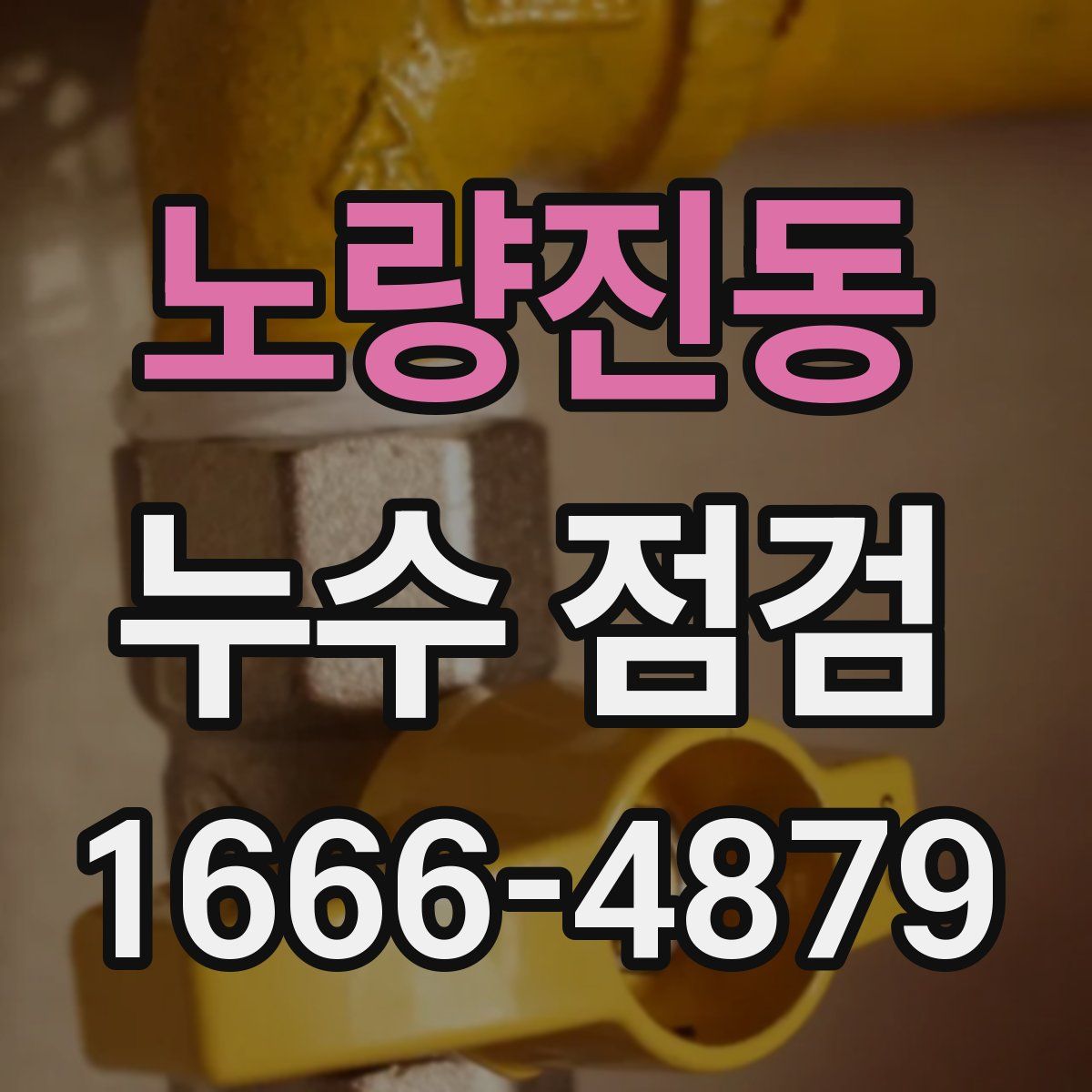 노량진동 누수 점검