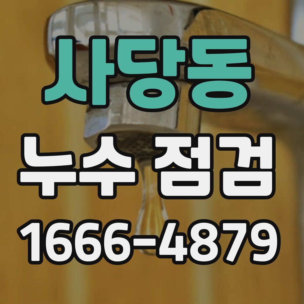 사당동 누수 점검