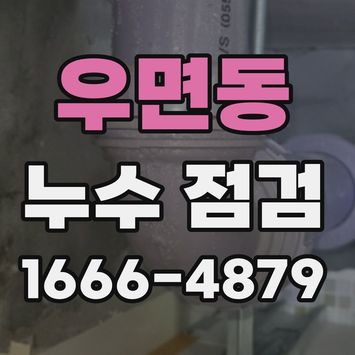 우면동 누수 점검