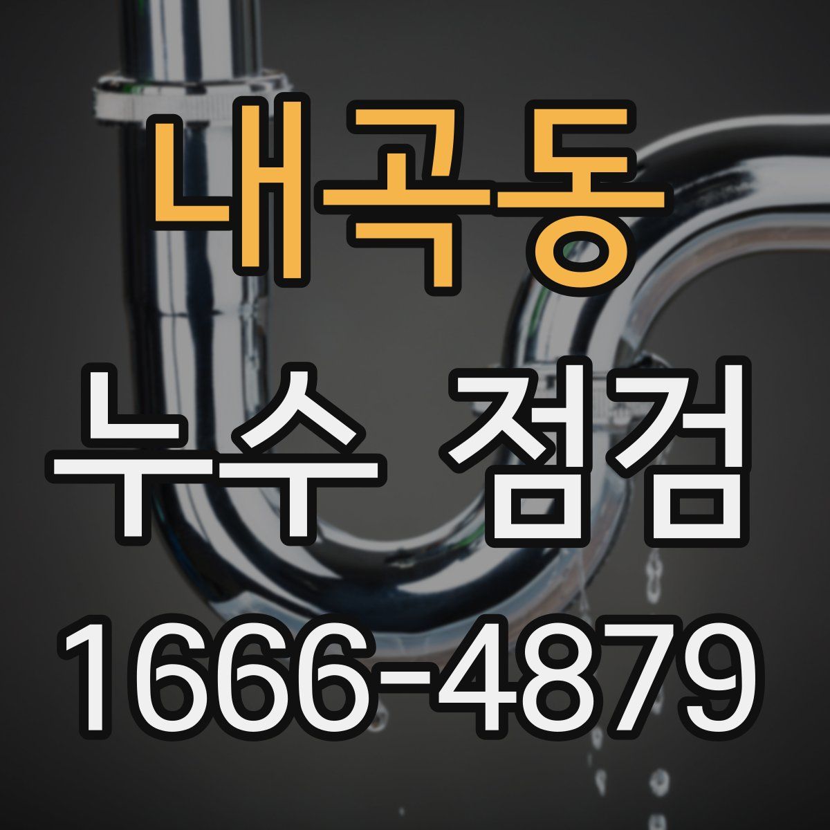 내곡동 누수 점검