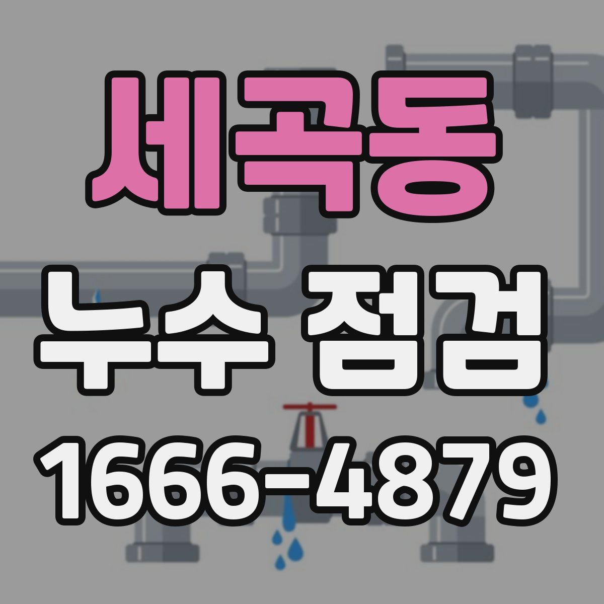 세곡동 누수 점검