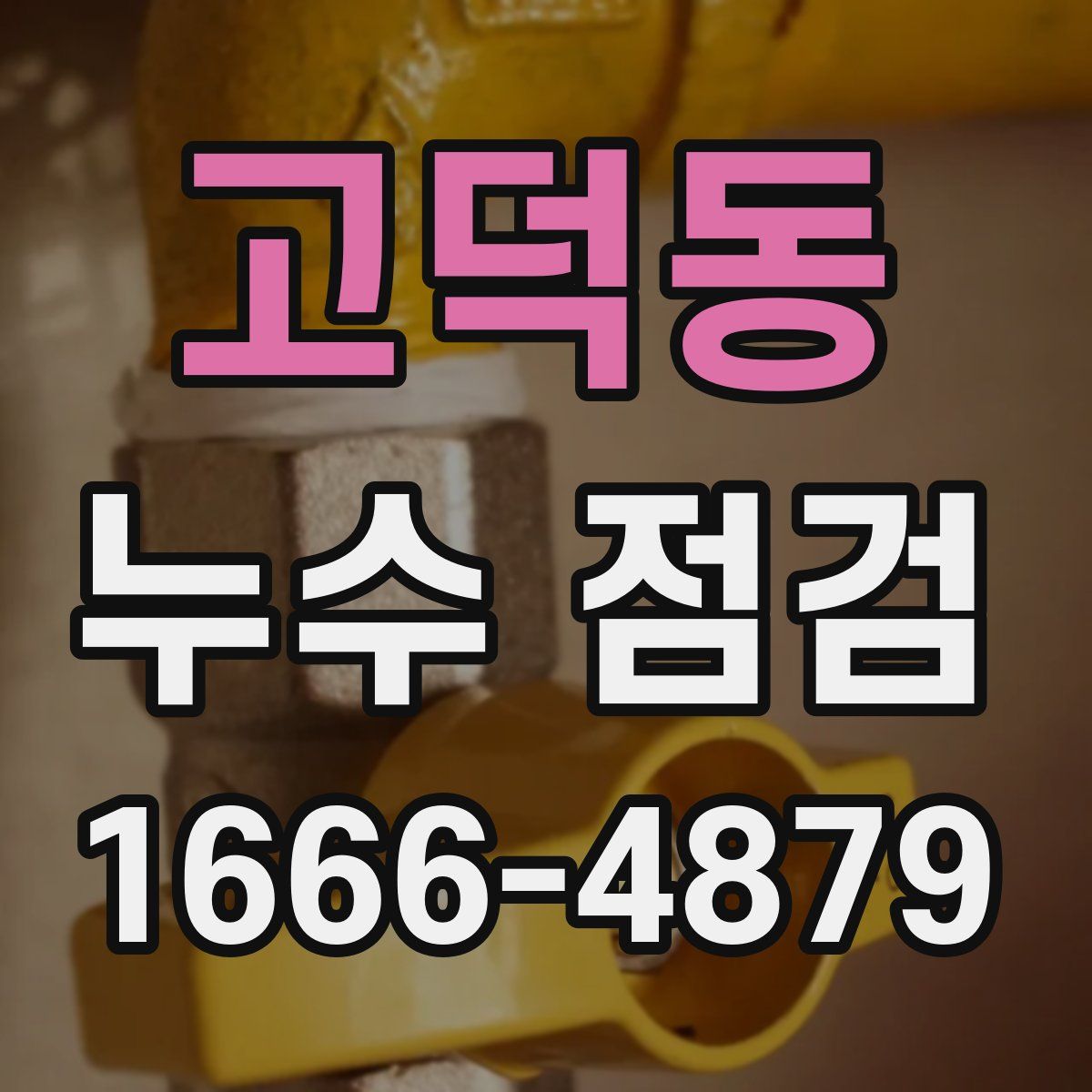 고덕동 누수 점검