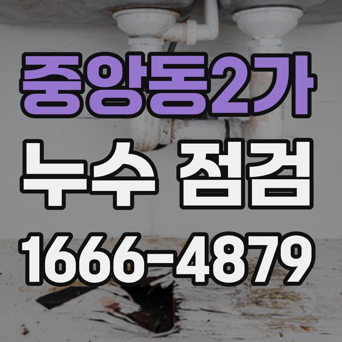 중앙동2가 누수 점검