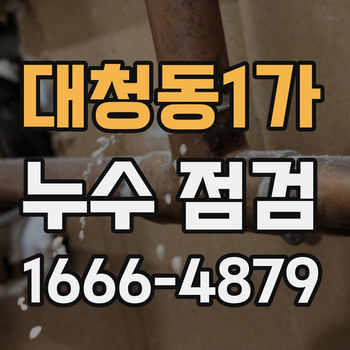 대청동1가 누수 점검
