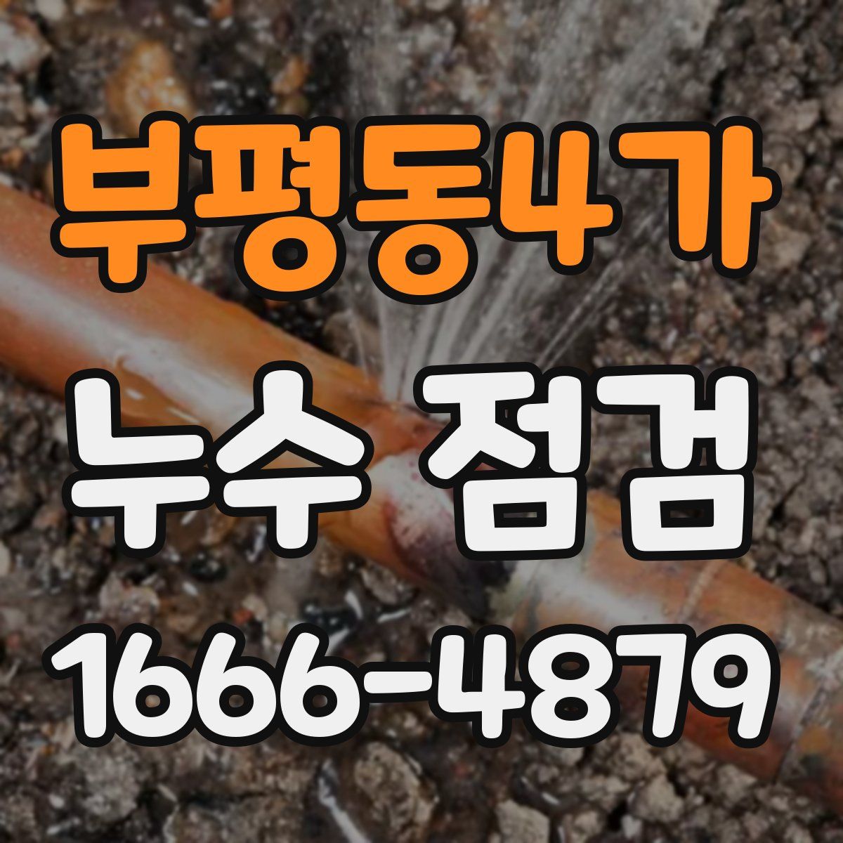 부평동4가 누수 점검