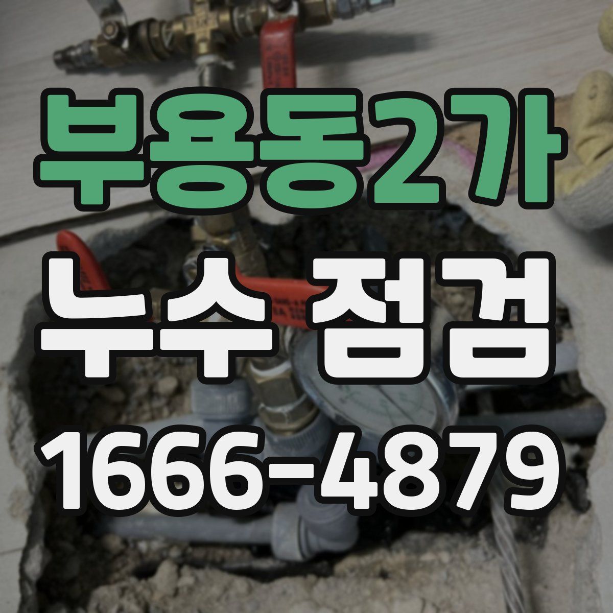 부용동2가 누수 점검