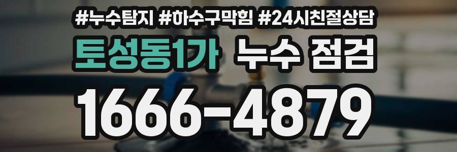 토성동1가 누수 점검