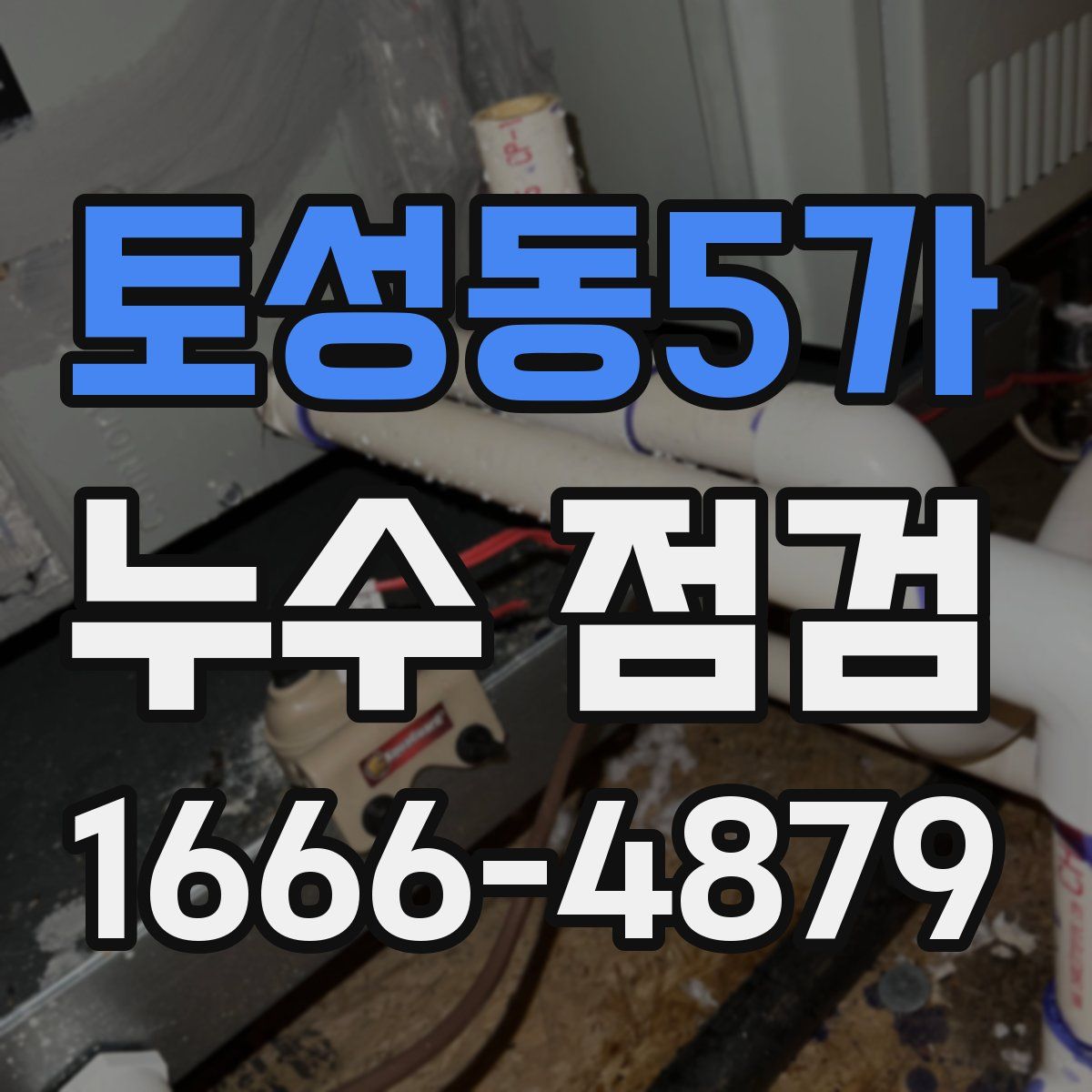 토성동5가 누수 점검