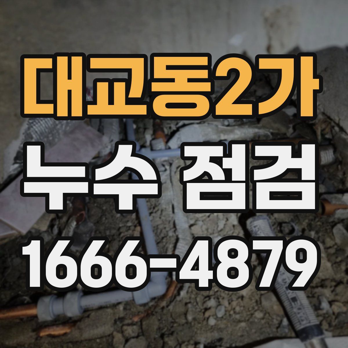 대교동2가 누수 점검