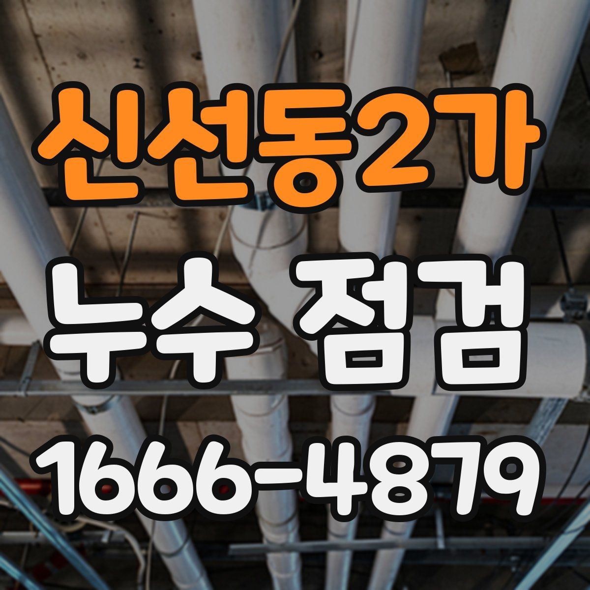 신선동2가 누수 점검