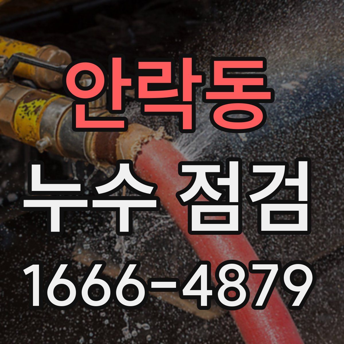 안락동 누수 점검