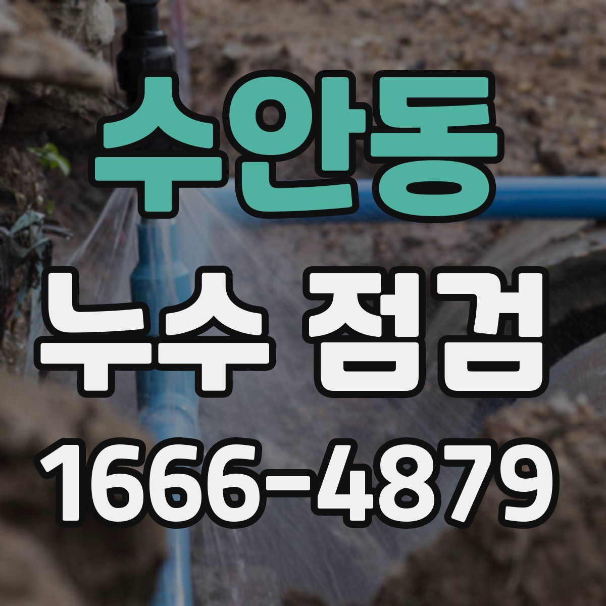 수안동 누수 점검