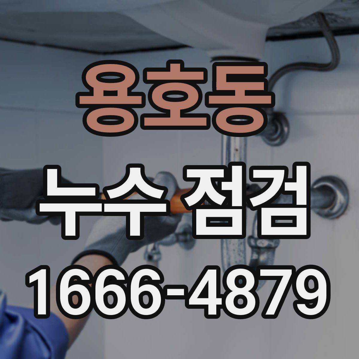 용호동 누수 점검