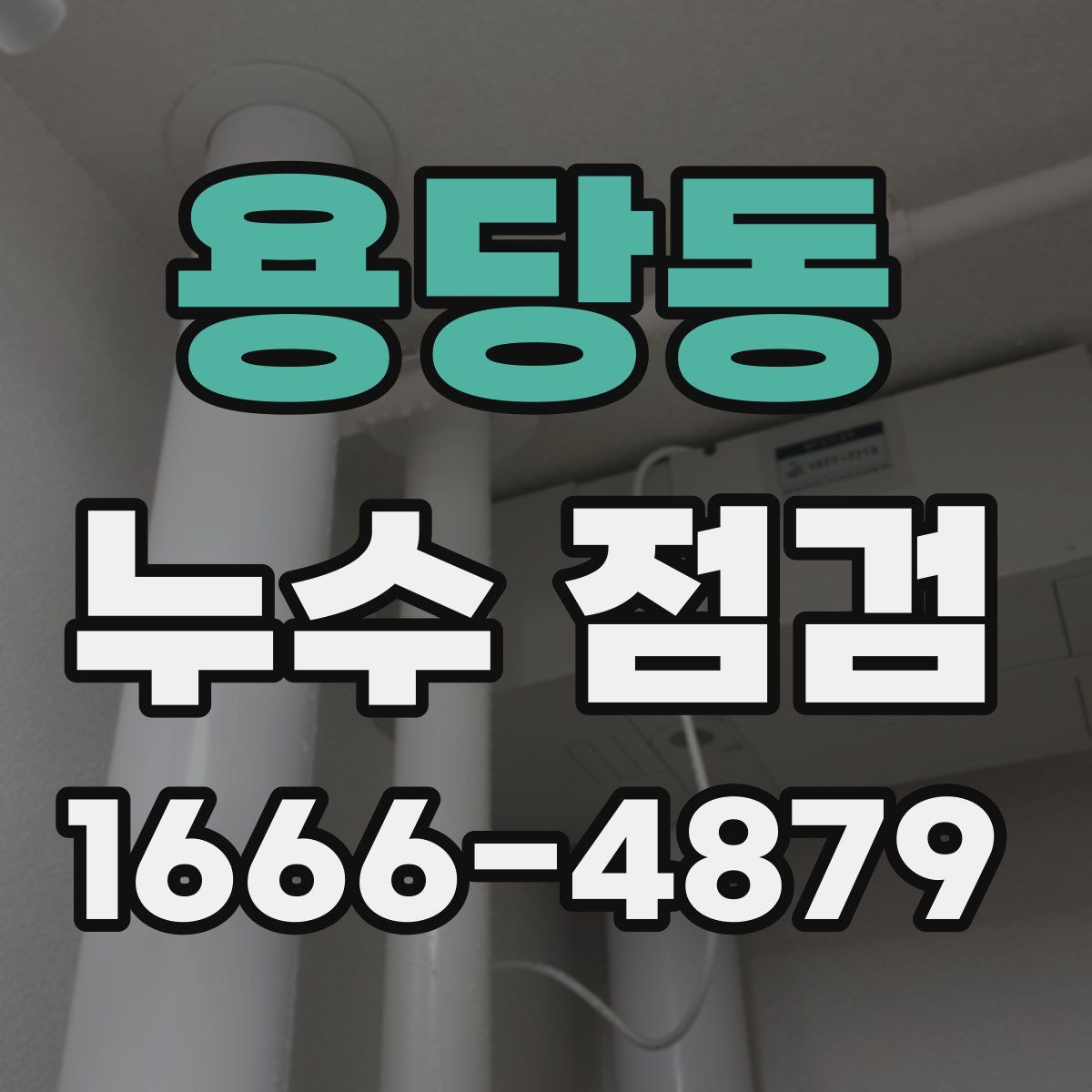 용당동 누수 점검