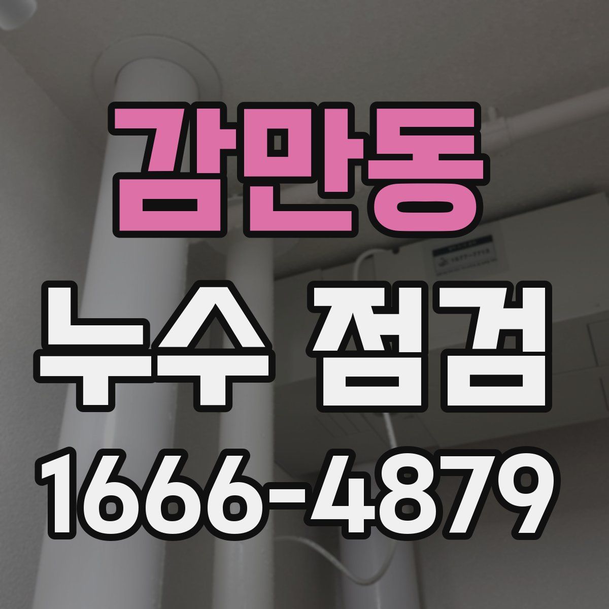 감만동 누수 점검
