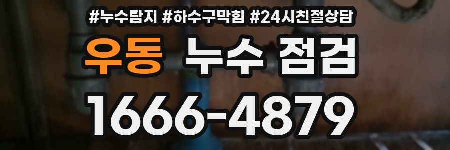 우동 누수 점검
