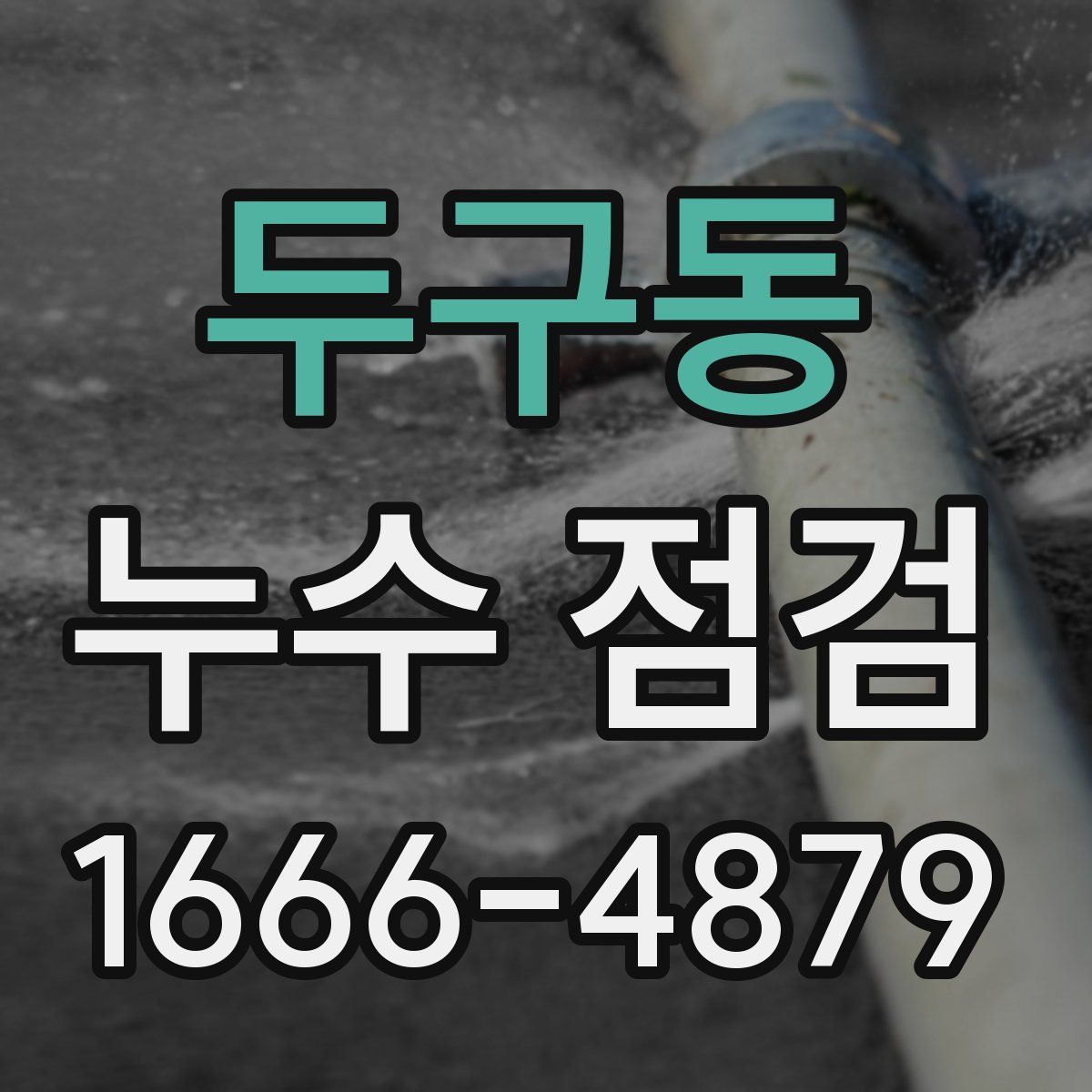 두구동 누수 점검