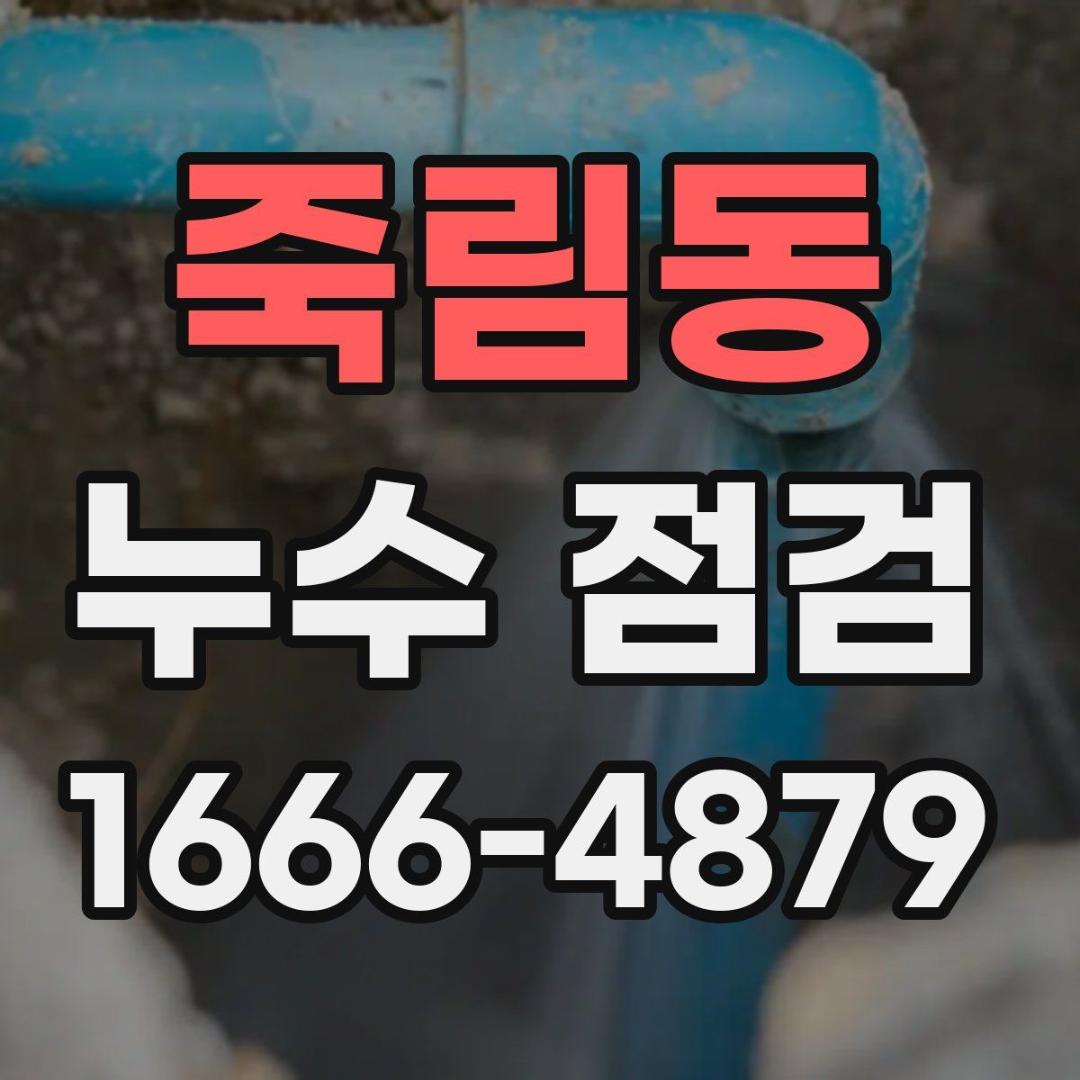 죽림동 누수 점검