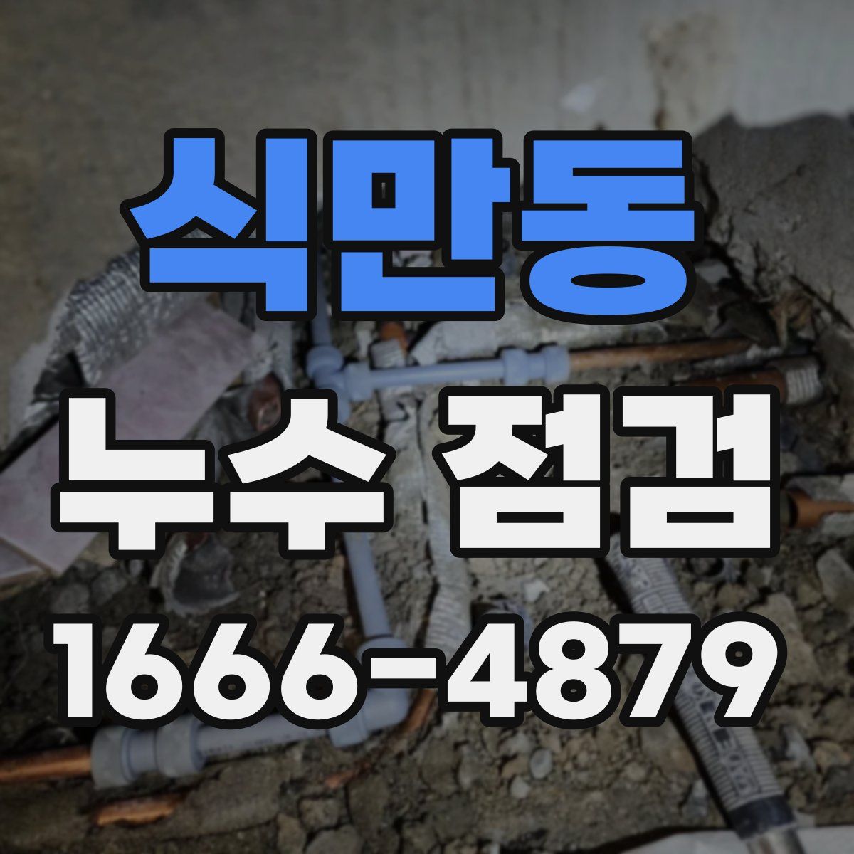 식만동 누수 점검