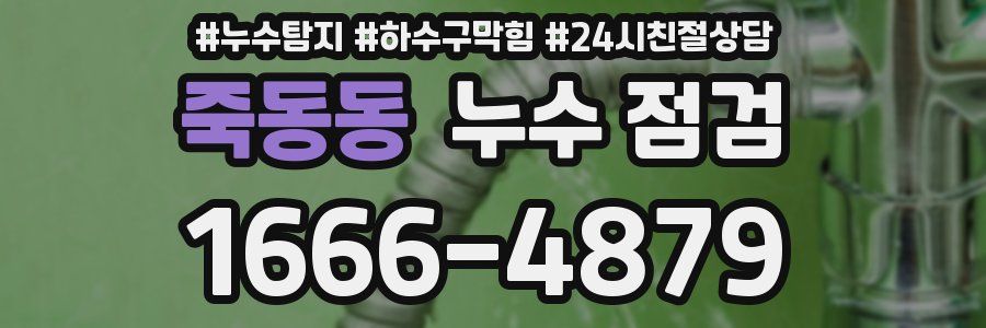 죽동동 누수 점검