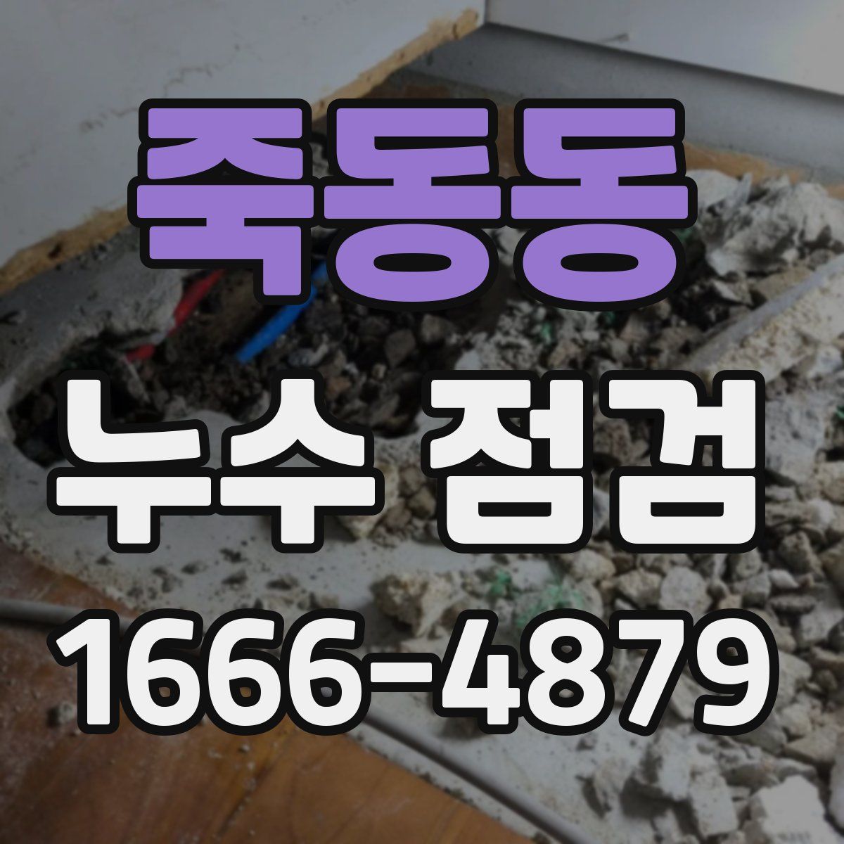 죽동동 누수 점검