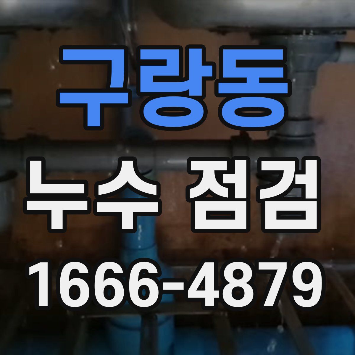 구랑동 누수 점검