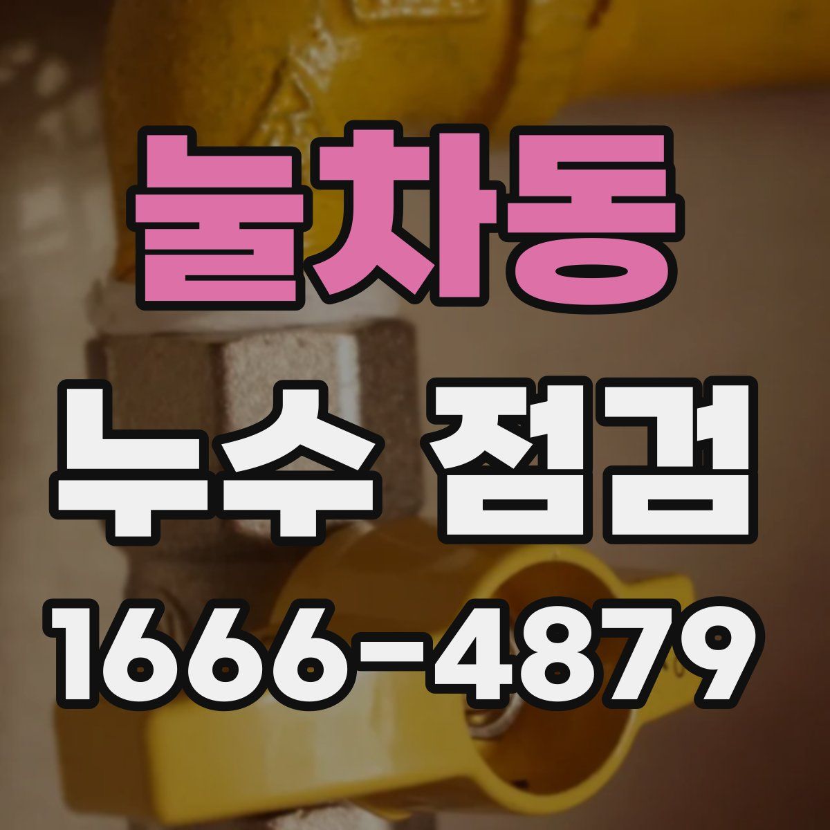 눌차동 누수 점검