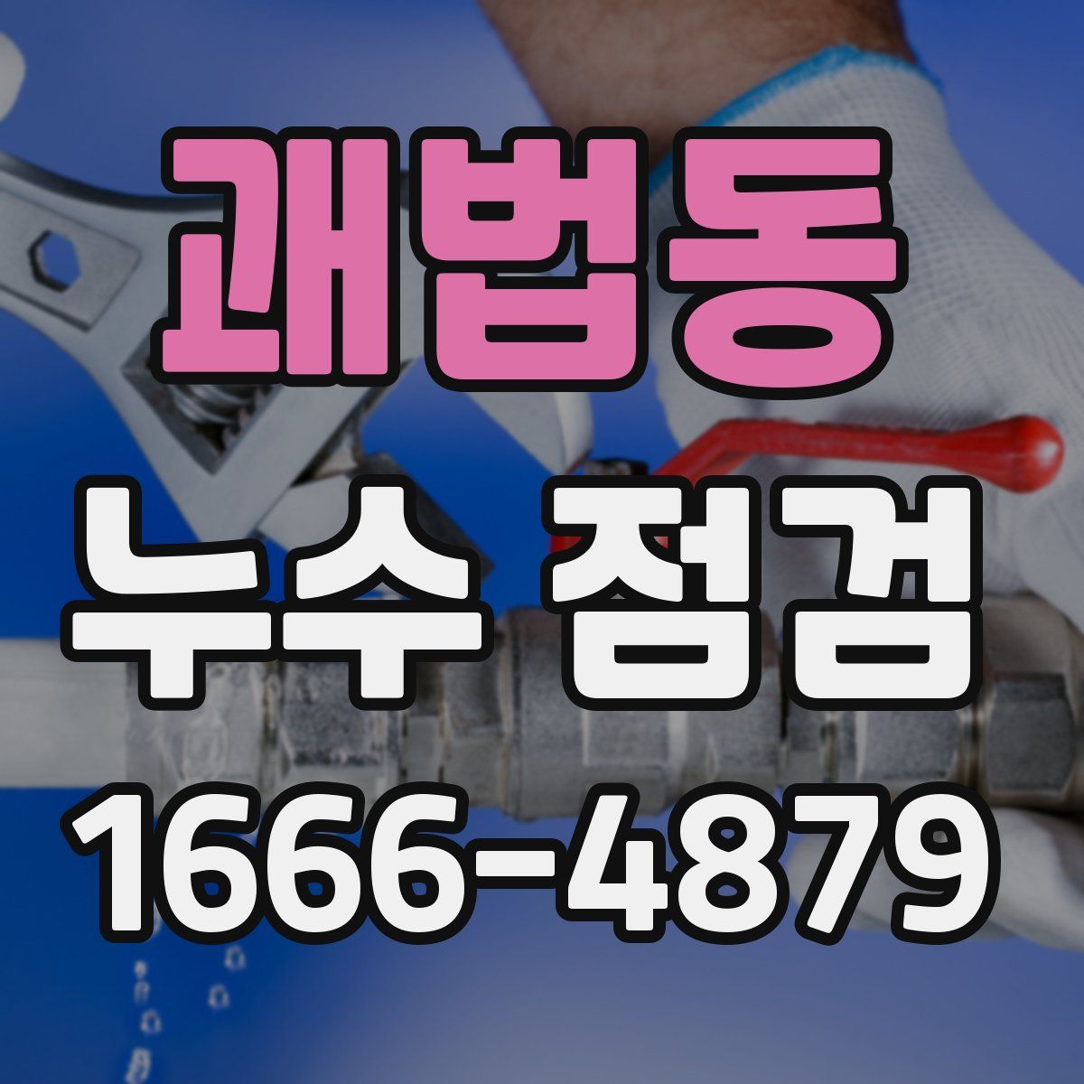 괘법동 누수 점검