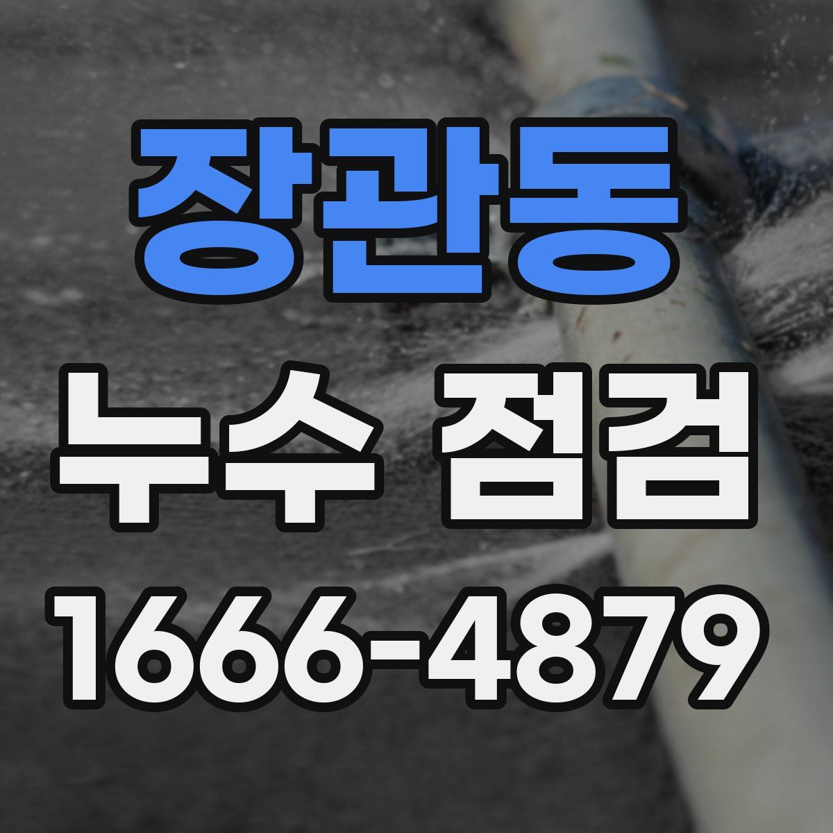 장관동 누수 점검