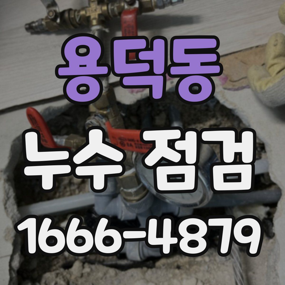 용덕동 누수 점검