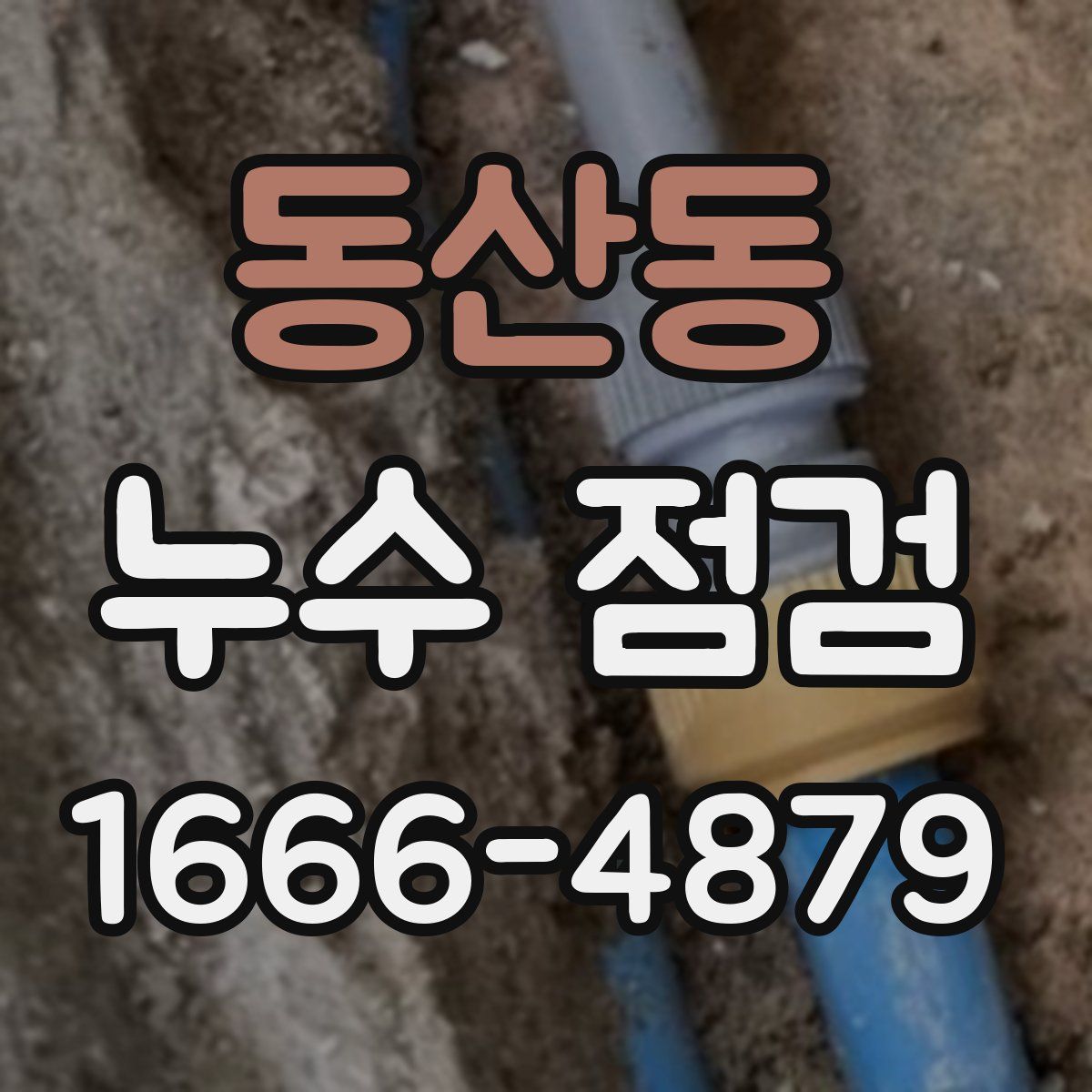 동산동 누수 점검