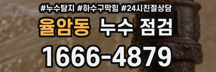 율암동 누수 점검