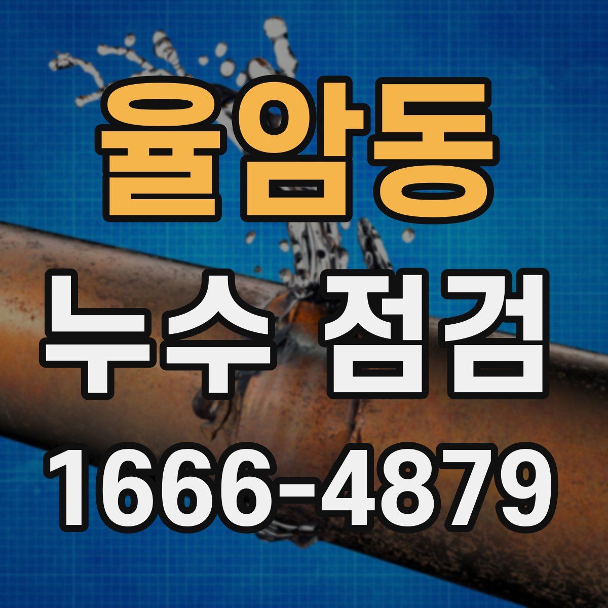 율암동 누수 점검