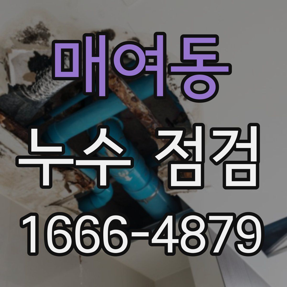 매여동 누수 점검