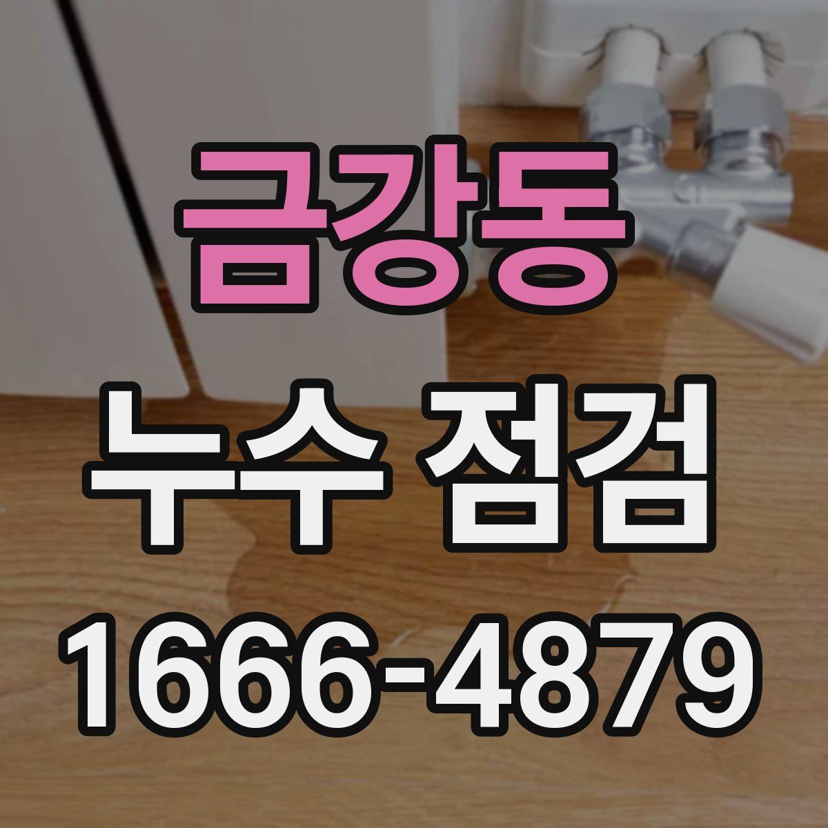금강동 누수 점검