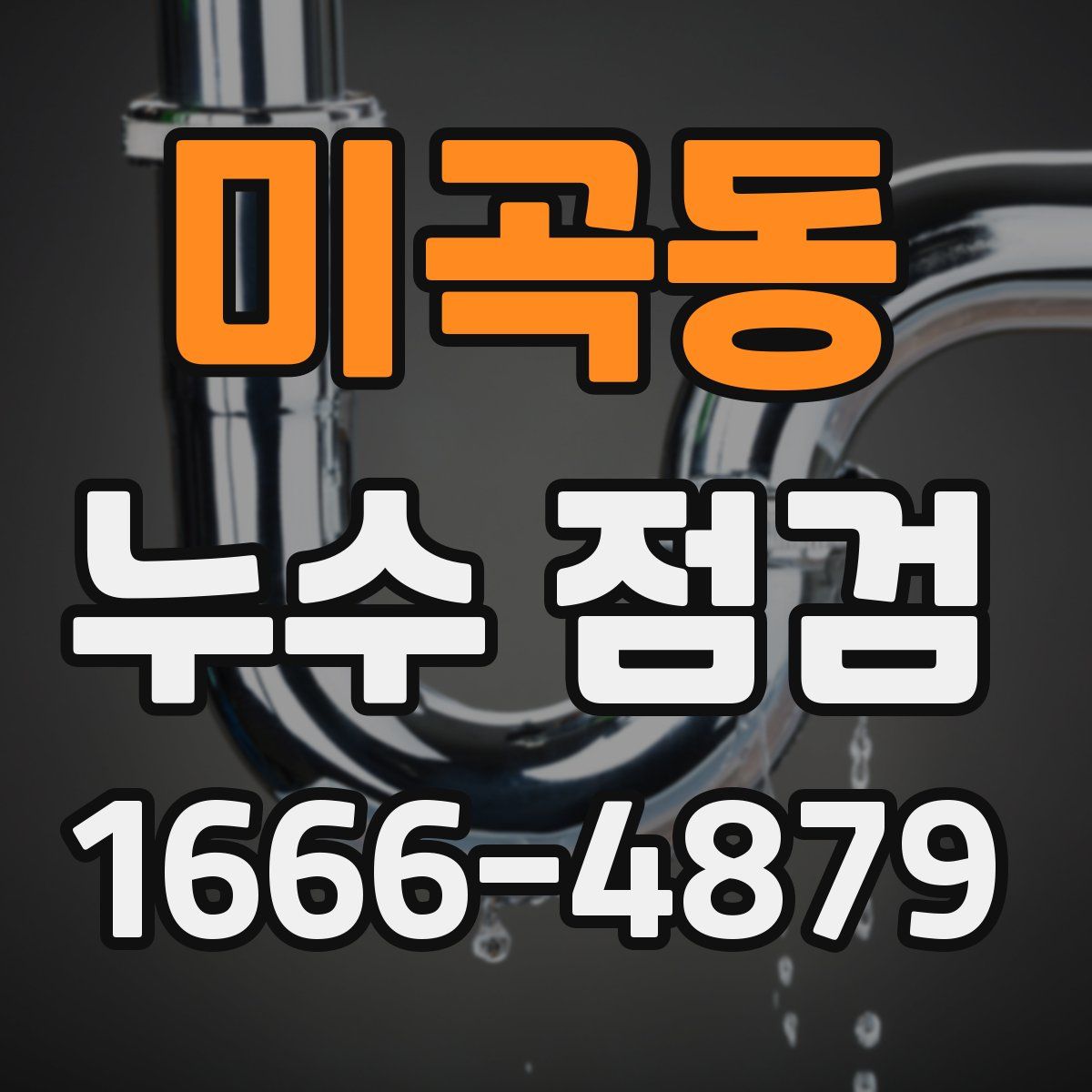 미곡동 누수 점검