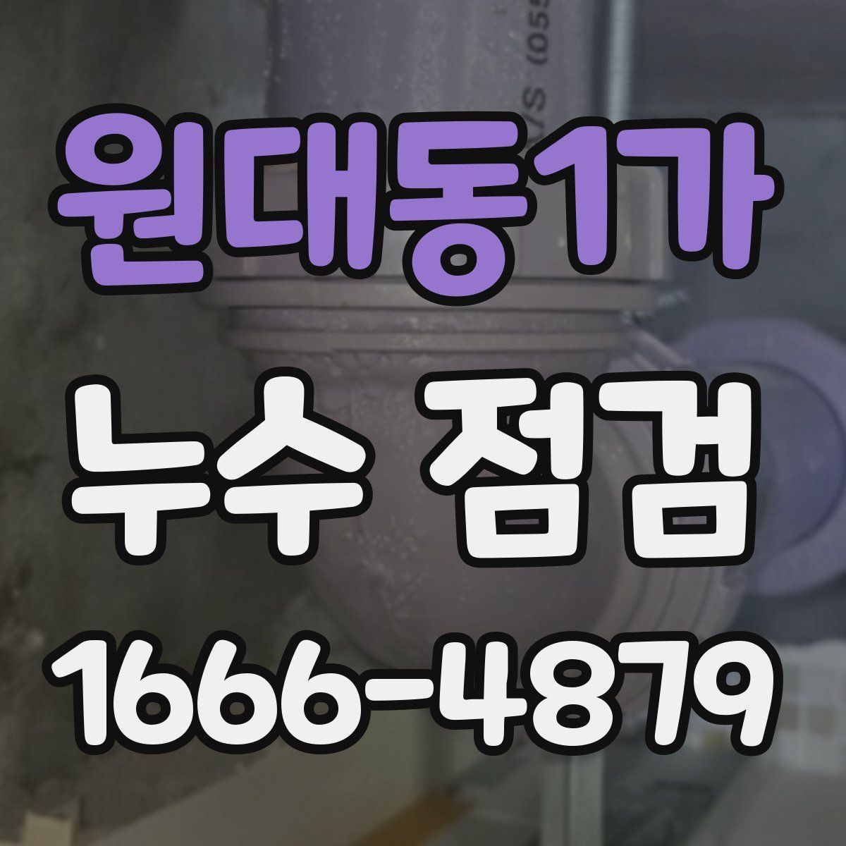 원대동1가 누수 점검