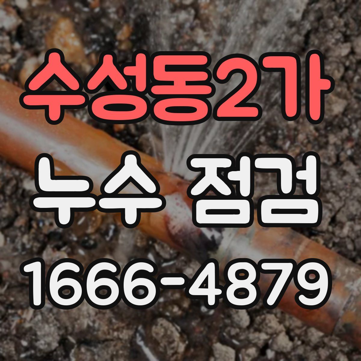 수성동2가 누수 점검