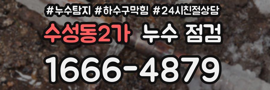 수성동2가 누수 점검