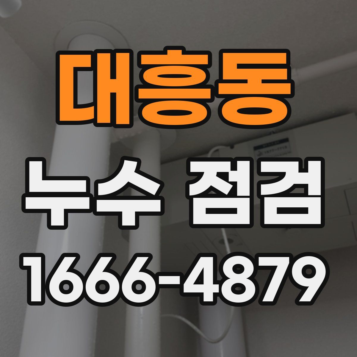 대흥동 누수 점검