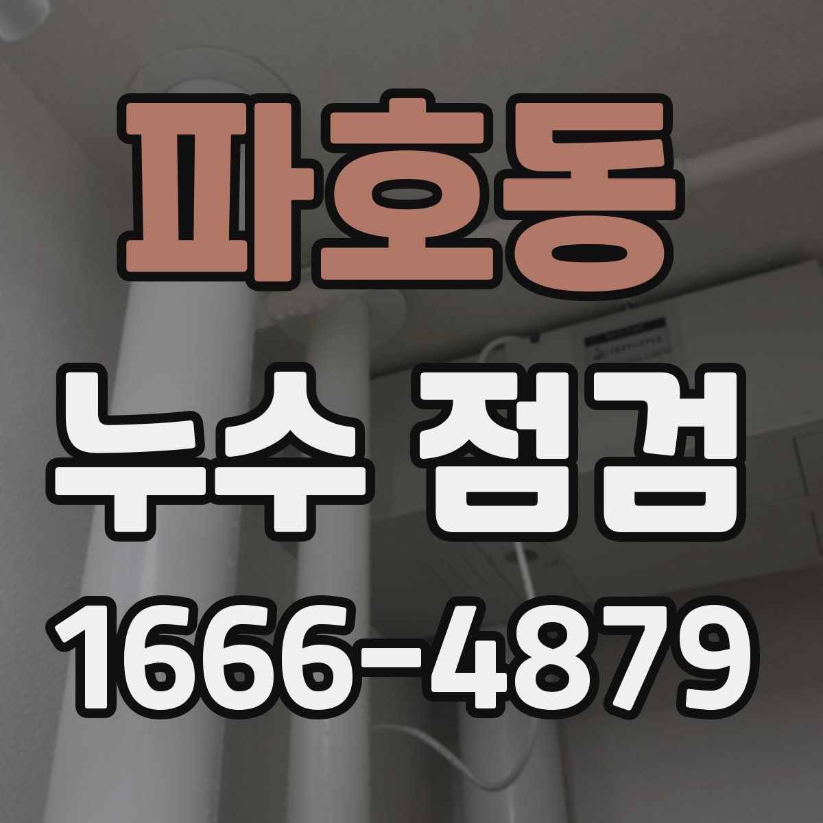 파호동 누수 점검