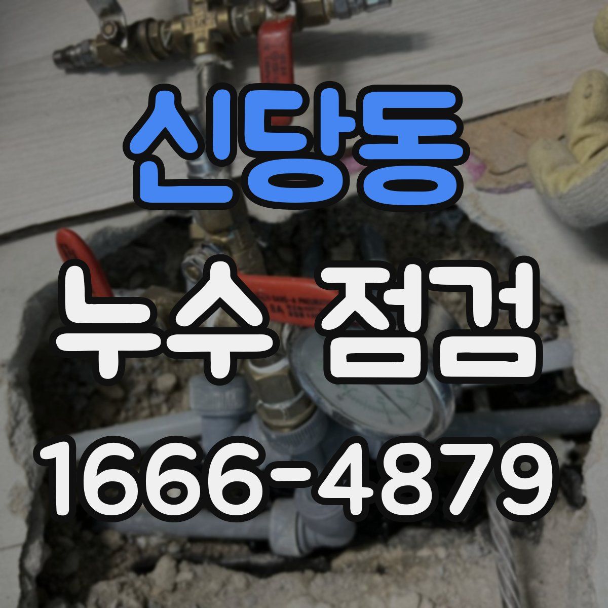 신당동 누수 점검