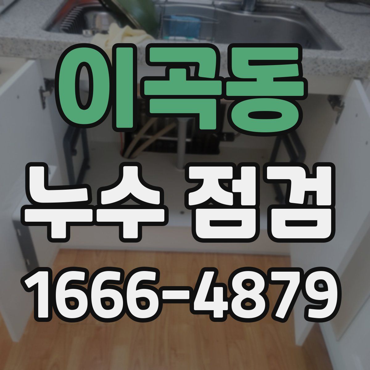 이곡동 누수 점검