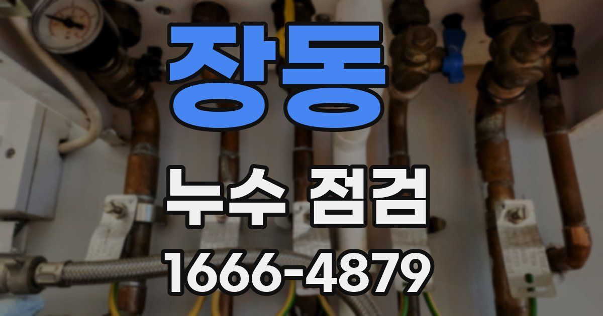 장동 누수 점검