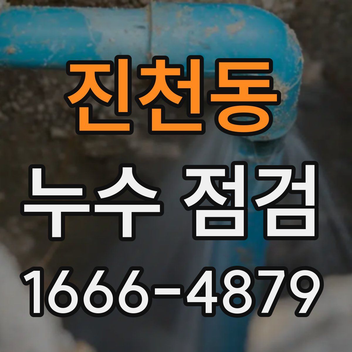 진천동 누수 점검