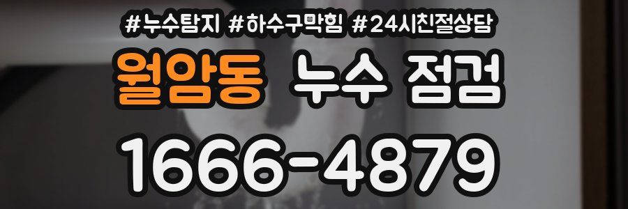 월암동 누수 점검