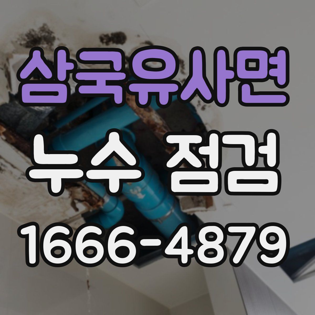 삼국유사면 누수 점검