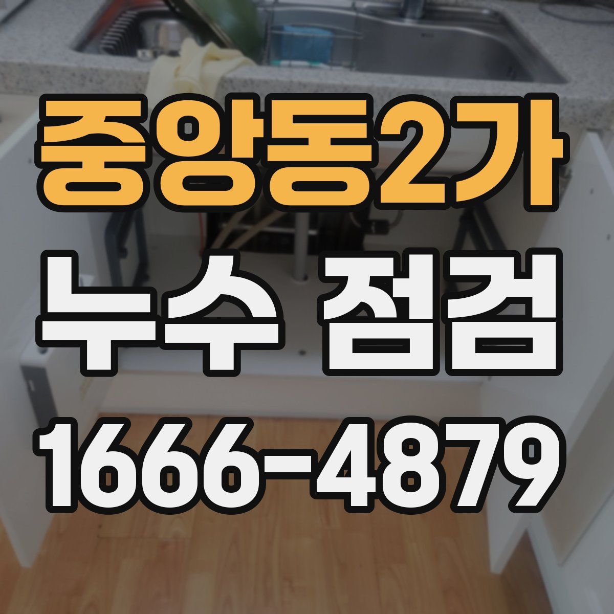 중앙동2가 누수 점검